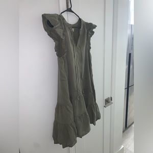 Roxy Rose tank top ruffled dress